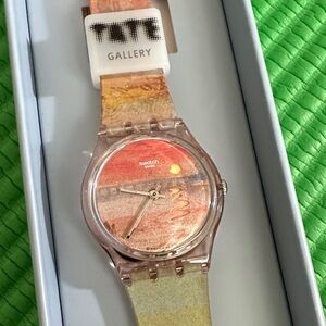 Swatch TURNER'S SCARLET SUNSET NIB